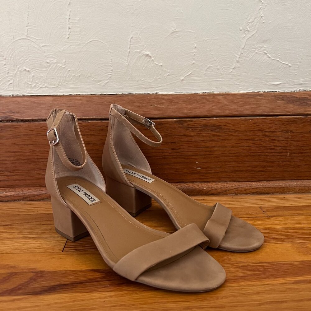 Steve Madden Neutral Sandal, Low Heel, 9W